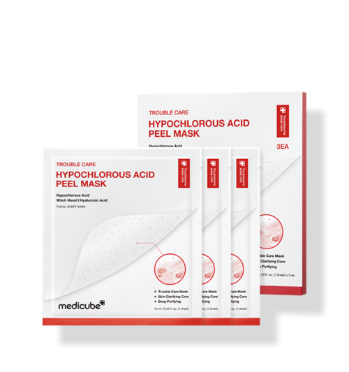 Medicube Hypochlorous Acid Peel Face Mask 13ml X 3ea | K-Beauty Products