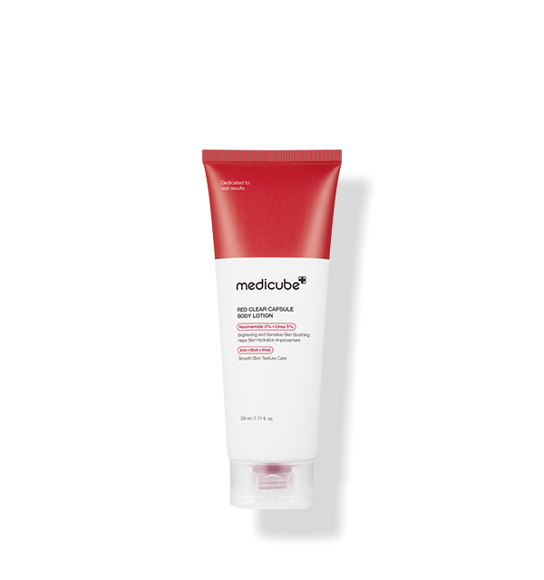 Medicube Red Clear Capsule Body Lotion | Niacinamide + AHA/BHA/PHA  | K-Beauty Products