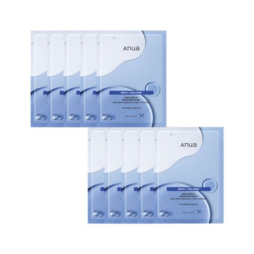 Anua Birch Moisture Face Mask 25ml X 10ea | K-Beauty Products
